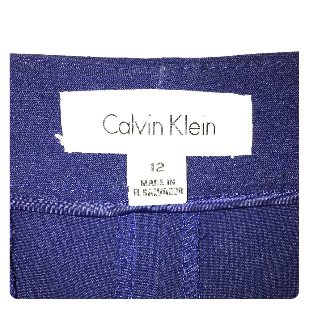 Calvin Klein dress pants. Navy blue. Size 12.